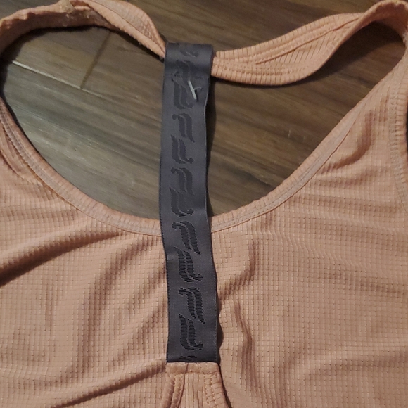 Fabletics Peach and Gray Racerback Tank Top - Picture 7 of 7